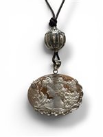 Pendente Mandile 1922 Donna Cammei  in Argento Conchiglia 1MCICM233.7